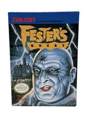 NINTENDO NES FESTER'S QUEST (NINTENDO ENTERTAINMENT SYSTEM 1989) CIB AND POSTER
